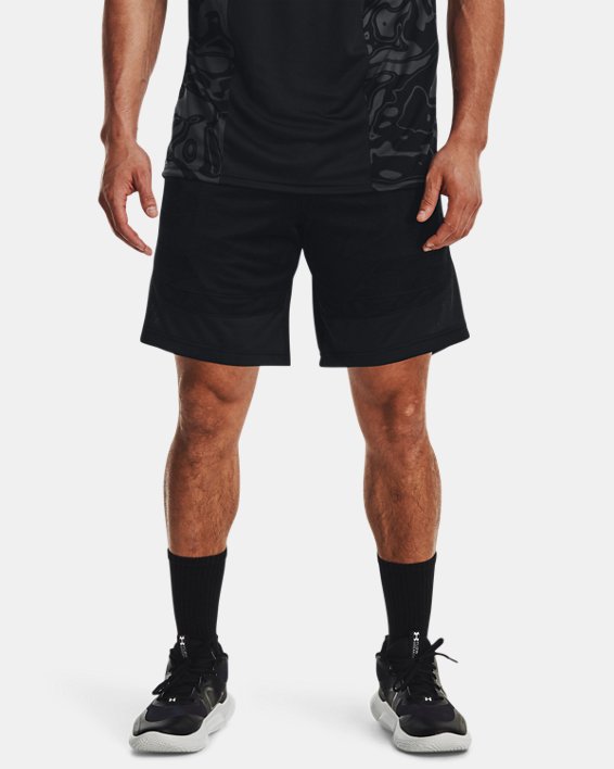 Men's UA Heatwave Hoops Shorts in Black image number 0